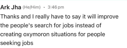 Job seeker testimonial about myjobb AI