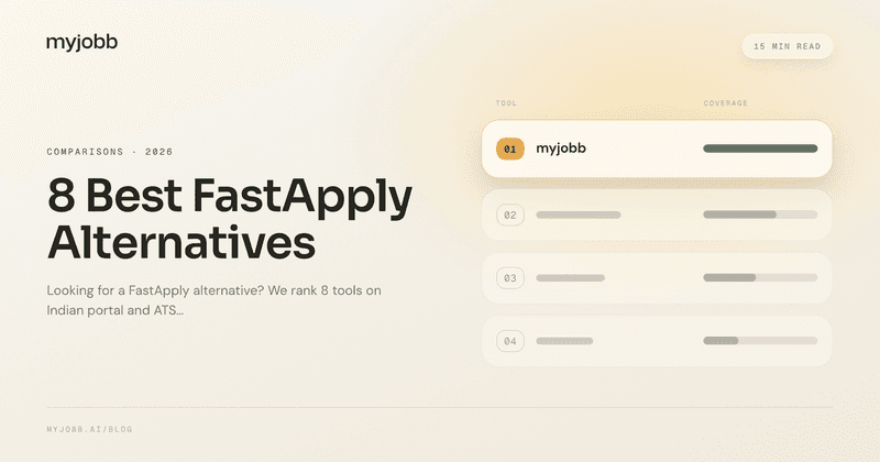 8 Best FastApply Alternatives in 2026 (Honest Ranking) | myjobb blog cover