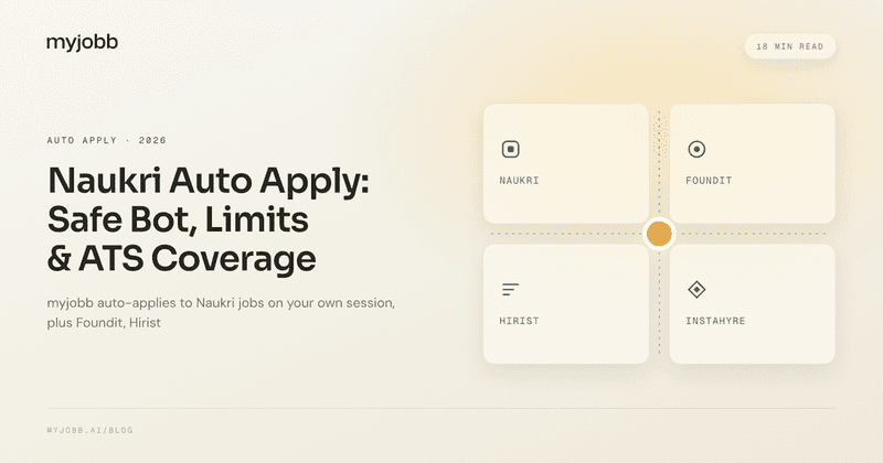 Naukri Auto Apply: Safe Bot, Limits & ATS Coverage | myjobb blog cover
