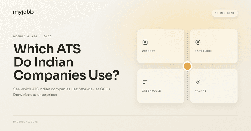 Which ATS Do Indian Companies Use? A Segment by Segment Map | myjobb blog cover
