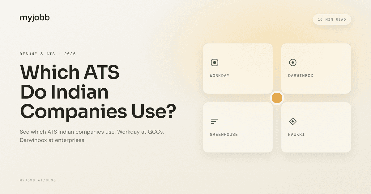 Which ATS Do Indian Companies Use? A Segment by Segment Map | myjobb blog cover